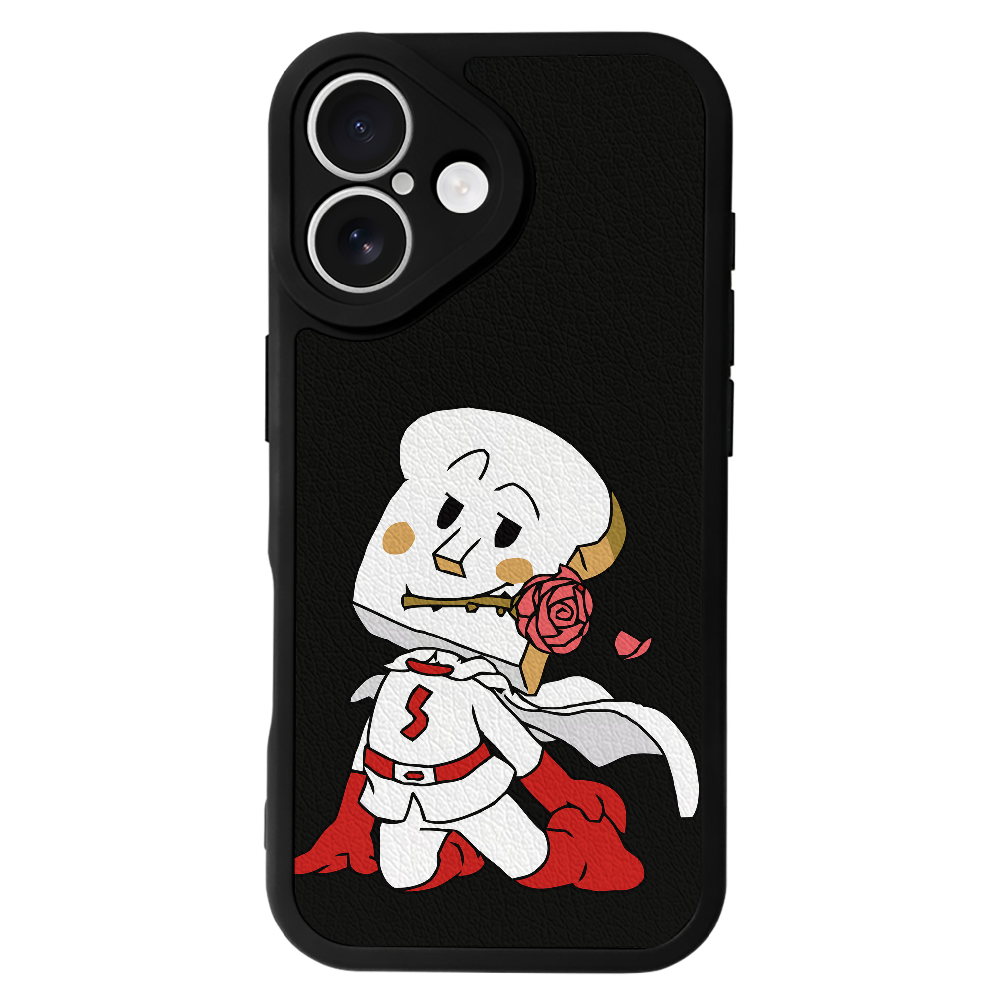 （画像用） アンパンマン Anpanman 【iPhone 16シリーズ対応】シリコンスマホケース（レザー調） 材質：シリコン